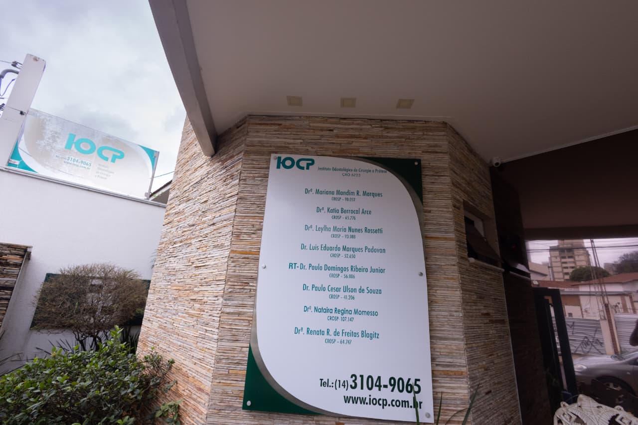 Entrada e identificação do IOCP